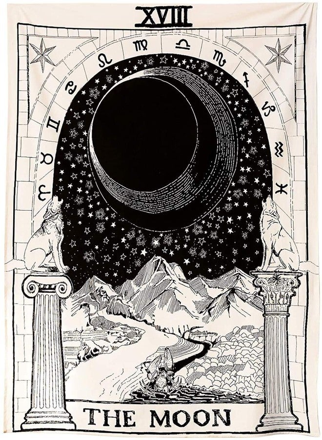 Coolbird Tarot Tapestry 3 Pack (23"27" | 60 * 70CM) - The Sun, The Moon, The Star Medieval Europe Divination Wall Hanging Tapestries for Home Decor - Image 4
